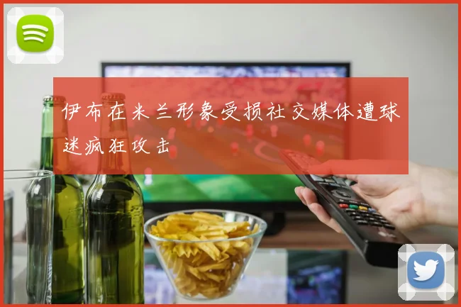 伊布在米兰形象受损社交媒体遭球迷疯狂攻击